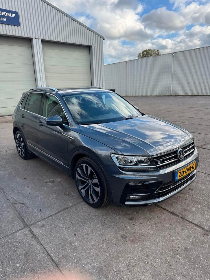 Volkswagen Tiguan 2.0TSI 132KW/180PK 4M A7 M16 2018 Grijs, Auto's, Volkswagen, Bedrijf, Tiguan, Benzine, F, SUV of Terreinwagen