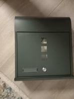 Nieuwe brievenbus met sleutel en krantenruimte, Tuin en Terras, Brievenbussen, Ophalen of Verzenden, Nieuw, Staal, Wandbrievenbus