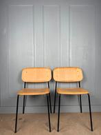 6 stapelbare eiken HAY Soft Edge design stoelen, Huis en Inrichting, Stoelen, Overige kleuren, Hay, Ophalen of Verzenden, Zo goed als nieuw