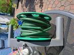 Tuinslang met haspel., Tuin en Terras, Tuinslangen, Ophalen, Gebruikt, Tuinslang