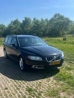 Volvo V70 2.4 D AUT 2009 Zwart, Auto's, 15 km/l, 1800 kg, Zwart, 179 €/maand