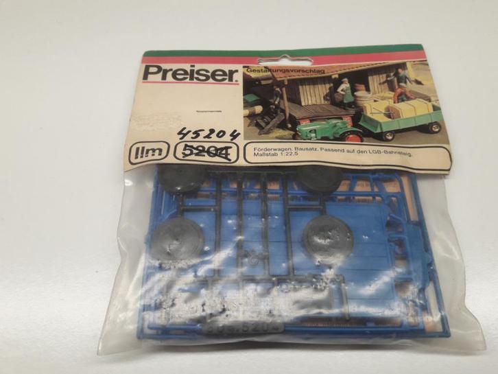 Preiser Förderwagen 5204 of 45204 1:22,5 Nieuw, Hobby en Vrije tijd, Modeltreinen | Overige schalen, Nieuw, Overige typen, Gelijkstroom of Wisselstroom