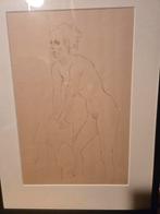 Jan Sluijters Jr. - Vrouwelijk Naakt, Antiek en Kunst, Kunst | Tekeningen en Foto's, Ophalen of Verzenden