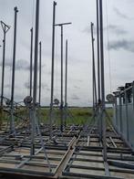 lichtmasten op stelconplaat, Doe-het-zelf en Verbouw, Bouwverlichting, Ophalen, Zo goed als nieuw, 200 tot 500 watt