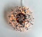 Vintage Italiaanse plafonnière 60’s/ 70’s, Huis en Inrichting, Lampen | Plafondlampen, Ophalen of Verzenden, Glas, Nvt, Nvt