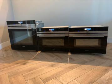 Set Siemens Combi ovens/magnetron + Combi stoomoven beschikbaar voor biedingen