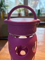 Lifefactory glazen fles - paars, Ophalen of Verzenden, Gebruikt