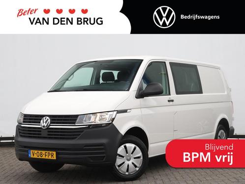 Volkswagen Transporter 2.0TDI 110PK L2H1 28 Dubb. Cabine | A, Auto's, Bestelauto's, Bedrijf, Te koop, ABS, Airbags, Airconditioning