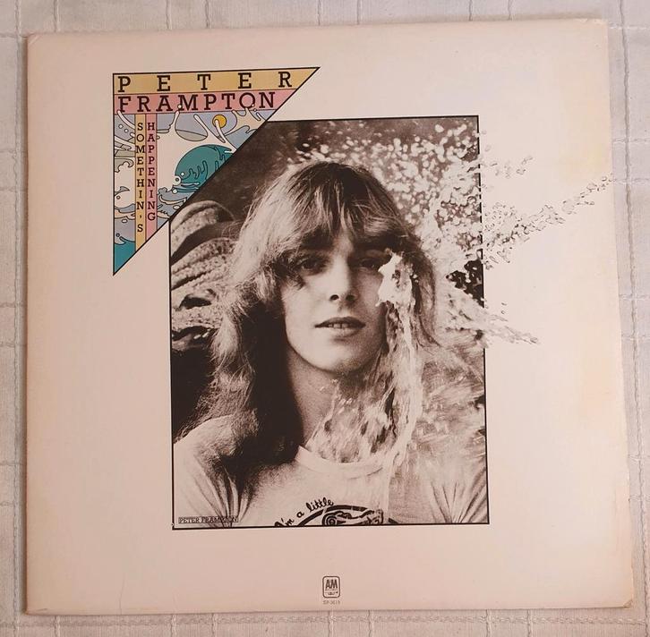 LP Peter Frampton - Somethin's happening - SP 3619 - 1974, Cd's en Dvd's, Vinyl | Rock, Zo goed als nieuw, 12 inch, Verzenden
