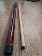 Longoni keu 2 ster mod pl 17 met top, Sport en Fitness, Biljarten en Poolen, Ophalen of Verzenden, Zo goed als nieuw, Keu of Ballen