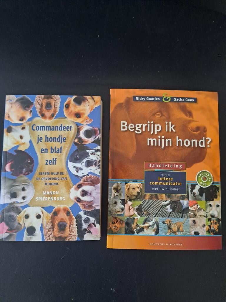 2 Boeken over Hondenopvoeding: Commandeer & Begrijp, Boeken, Detectives, Gelezen, Ophalen