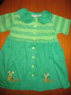 Groen jurkje, 68, Kinderen en Baby's, Babykleding | Maat 68, Ophalen of Verzenden, Zo goed als nieuw, Meisje, Jurkje of Rokje