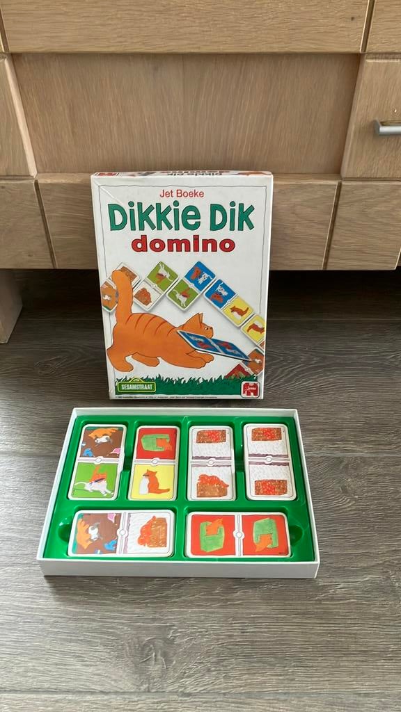 Dikkie Dik domino Jet Boeke Jumbo 3+, Ophalen of Verzenden, Zo goed als nieuw
