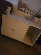 Kattenbak in witte kast met deuren, Dieren en Toebehoren, Kattenbakken, Ophalen, Zo goed als nieuw