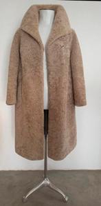 High end Teddy schapenbonten jas in beige ZGAN maat S, Ophalen of Verzenden, Zo goed als nieuw, Maat 38/40 (M), Beige