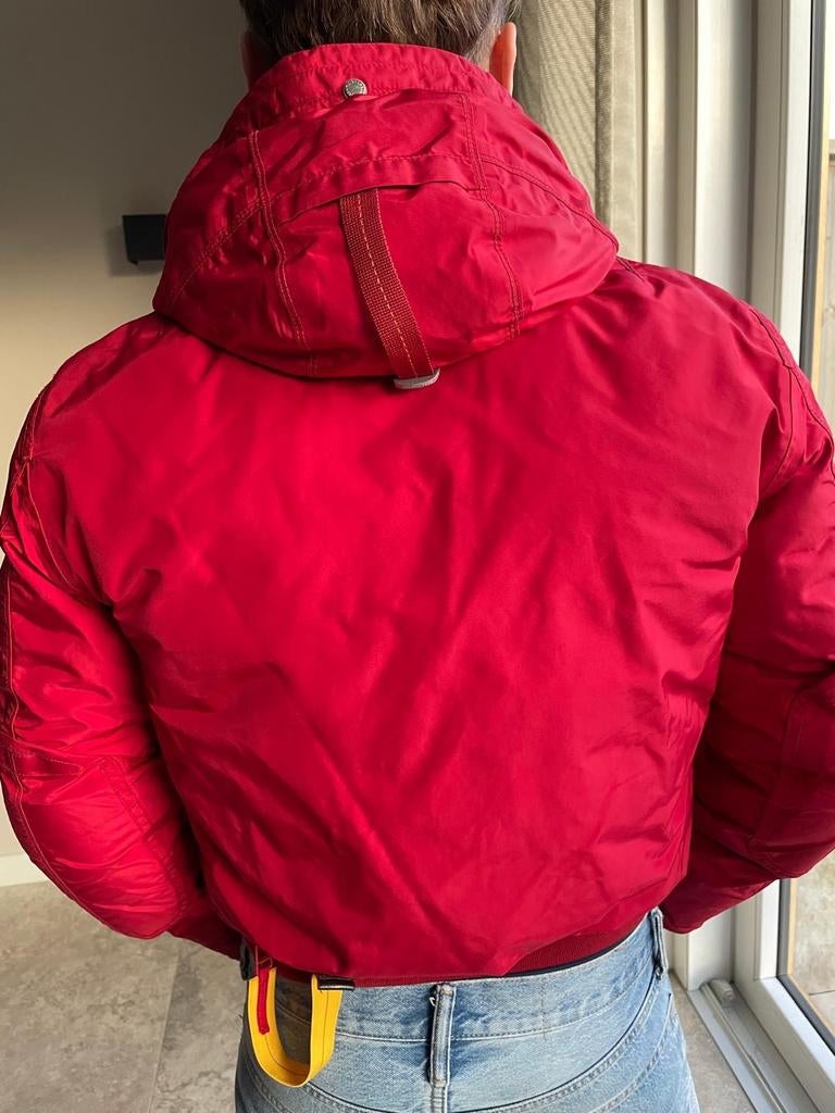Parajumpers Jas - Rode Winterjas Maat S, Ophalen of Verzenden, Zo goed als nieuw, Rood