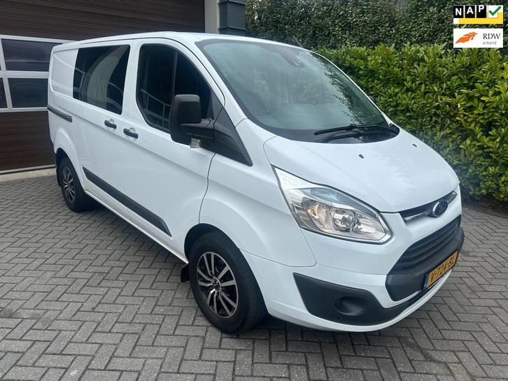 Ford Transit Custom 270 2.2 TDCI L1H1 Trend Dubbele Cabine T, Auto's, Bestelauto's, Bedrijf, Te koop, ABS, Airconditioning, Bochtverlichting