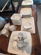 Bone china serviesset overcompleet, Antiek en Kunst, Antiek | Servies compleet, Ophalen