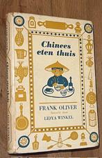 Frank Oliver. Chinees eten thuis. Uitg. G.J.A. Ruys. ca 1960, Boeken, Gelezen, Tapas, Hapjes en Dim Sum, Azië en Oosters, Ophalen of Verzenden