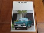 Folder Ford Escort 1970, 20 blz, Duitse tekst, Ford, Ophalen of Verzenden, Zo goed als nieuw, Ford