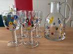Glazen met karaf, Huis en Inrichting, Ophalen, Overige kleuren, Minder dan 50 cm, Glas
