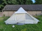 Grote 6 persoons canvas tent, Gebruikt, Tot en met 6