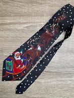 Kerst stropdas polkadot, Ophalen of Verzenden, Zo goed als nieuw, Zwart