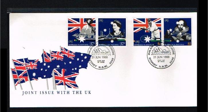06: Uitzoeken FDC/envelop/kaart enz Australia t/m Belgium, Postzegels en Munten, Postzegels | Eerstedagenveloppen, Rest van de wereld