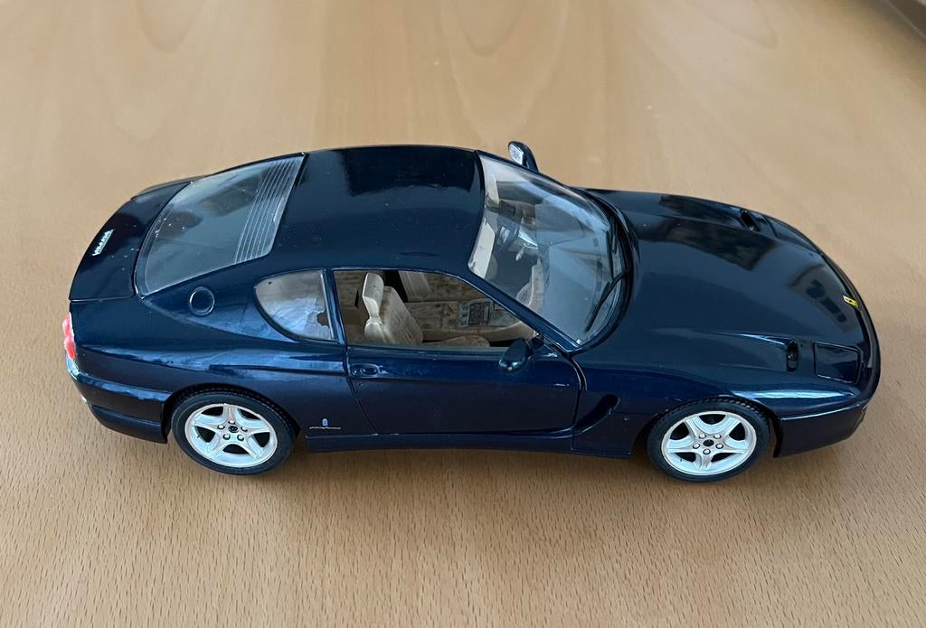 Burago Ferrari 456 GT (1992)  1:18, Hobby en Vrije tijd, Modelauto's | 1:18, Ophalen of Verzenden, Zo goed als nieuw, Bburago