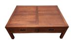 Lotus dias salontafel exclusief design meubel, Huis en Inrichting, Tafels | Salontafels, Ophalen, Zo goed als nieuw, Rechthoekig