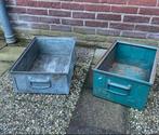 Te koop: metalen stapelbakken, Philips antiek, Minder dan 30 cm, Rond, Ophalen of Verzenden, Zo goed als nieuw