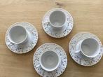 DE (Douwe Egberts) koppen & schotel set (4 stuks), Ophalen, Zo goed als nieuw, Kop(pen) en/of Schotel(s)