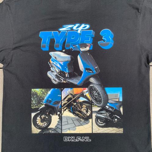 Zip Type 3 T-Shirt Bikelife, Fietsen en Brommers, Brommers | Tuning en Styling, Ophalen of Verzenden