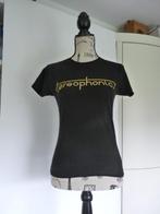 zwart tshirt met goud opdruk Stereophonics mt S, Zwart, Ophalen of Verzenden, Zo goed als nieuw, Korte mouw