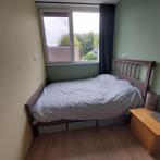 Ikea Hemnes bedframe inclusief lattenbodems en fijn matras, Ophalen, Wit, Tweepersoons, 140 cm