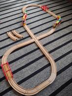Houten Trein Set met Baan en Treinen, Kinderen en Baby's, Speelgoed | Houten speelgoed, Ophalen, Gebruikt, Duw- of Trekspeelgoed