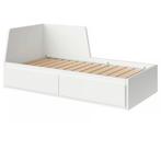 Ikea Flekke Bed - Wit - Inclusief Lattenbodem, Huis en Inrichting, Slaapkamer | Bedden, Verstelbaar, 90 cm, Eenpersoons, Wit