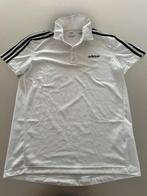 Adidas heren sport golf tennis polo wit small s Aeroready, Verzenden, Wit, Overige typen, Zo goed als nieuw