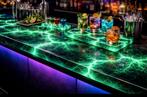 Lichtgevende Epoxy Onderzetters voor Bar & Club, Ophalen, Nieuw, Glas of Kopje