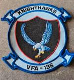 US navy VFA-136 Knighthawks Patch, F-18 Hornet, Ophalen of Verzenden, Zo goed als nieuw, Patch, Badge of Embleem