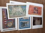 10 stuks litho's van onbekende kunstenaar, Verzenden