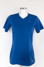Nike pro running / hardloop shirt blauw maat M, Gebruikt, Nike, Ophalen of Verzenden, Kleding