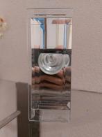 Glazen Waxinelichthouder met Spiegel, Ophalen of Verzenden, Zo goed als nieuw, Overige typen