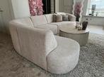 SEVN Denise organische hoekbank beige boucle teddy, Huis en Inrichting, Ophalen of Verzenden, Nieuw, Stof, Chique