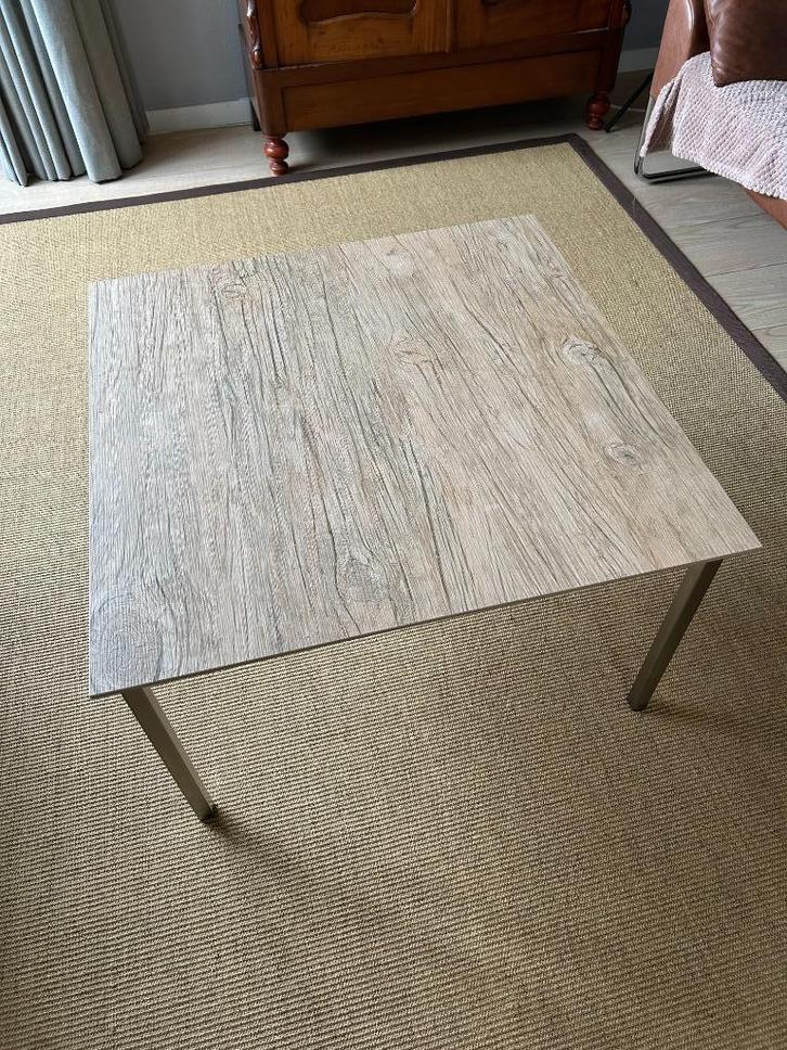 salontafel, Huis en Inrichting, Tafels | Salontafels, Nieuw, Minder dan 50 cm, 50 tot 100 cm, 50 tot 100 cm, Vierkant, Overige materialen