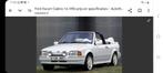 Ford Escort cabrio mk 3 en 4 kaphoes wit, Ophalen of Verzenden
