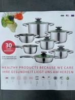 pannenset 12 delig, Huis en Inrichting, Keuken | Potten en Pannen, Ophalen, Nieuw, Pannenset, Rvs