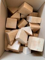 Houten blokken groot, stuk of 30, Ophalen of Verzenden, Zo goed als nieuw, Overige typen
