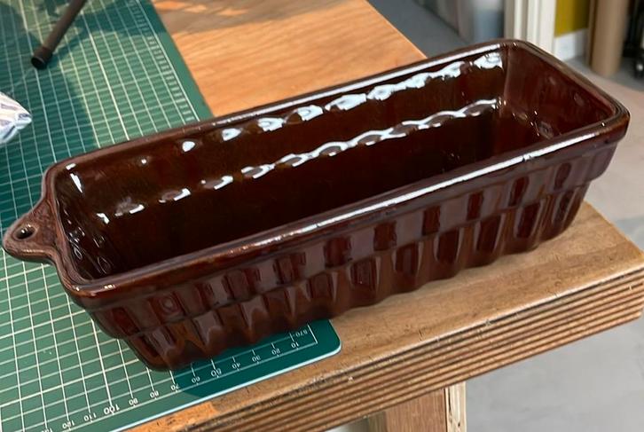 Aardewerk puddingvorm cakevorm terrine paté vorm, Huis en Inrichting, Keuken | Keukenbenodigdheden, Zo goed als nieuw, Ophalen of Verzenden
