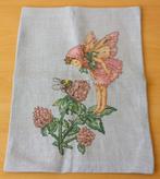 Borduurwerk Rode Klaver / Red Clover Fairy - Flower Fairies, Hobby en Vrije tijd, Borduren en Borduurmachines, Gebruikt, Overige typen